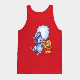 Wintery squirrel with sunny chipmunk Tank Top